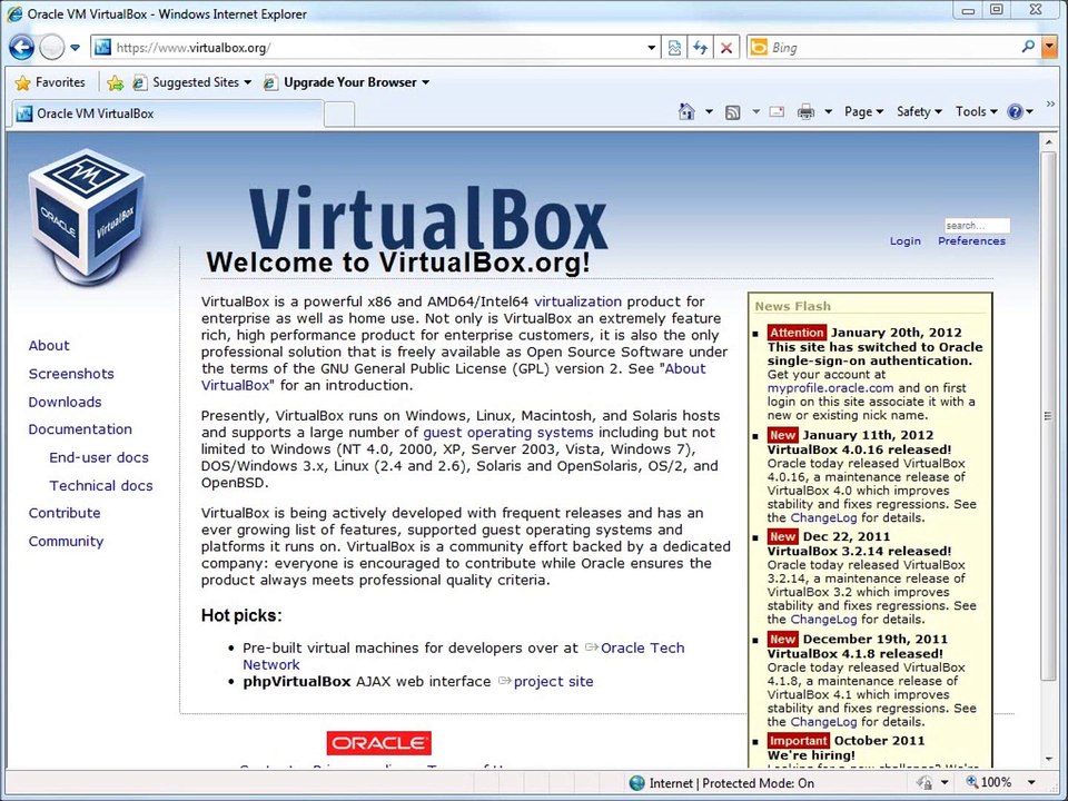 Server 2008 Lesson 1 - Using Virtualbox for the Server 2008 R2 Lessons