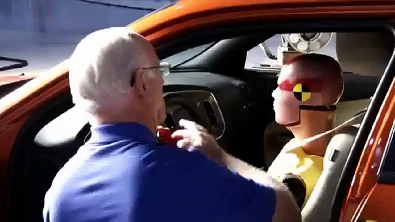 Preparing for a crash test