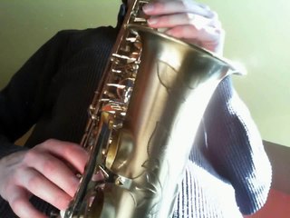 alto sax solo