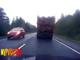 susto para el conductor del camión de la madera!!!.