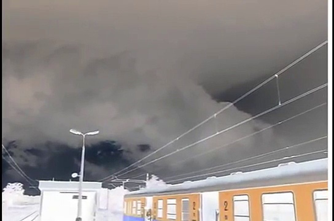 Burza nad Krakowem 23.06.2008 (Supercell storm)