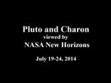 Pluto and Charon viewed by NASA New Horizons