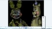 Toy springtrap and golden tinted freddy sing fnaf