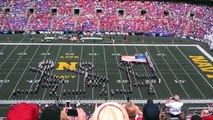 Ohio State Marching Band Navy Halftime Show 8 30 2014 - Fan video