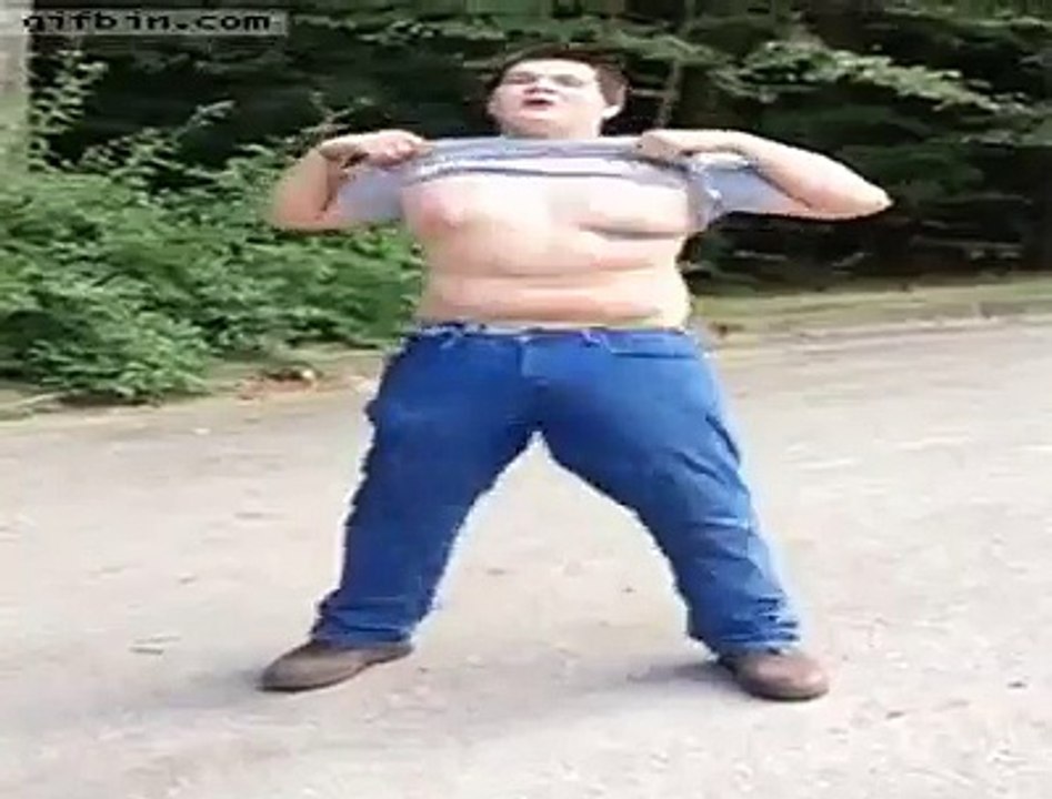 Fat kid dancing Clip