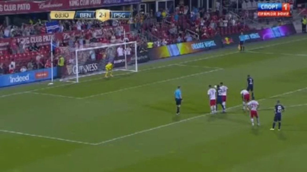 Lucas Moura P.K Goal 2:2 HD | Benfica vs Paris SG friendly Match 18.07.2015