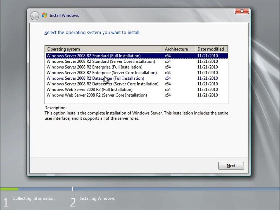 Server 2008 Lesson 2 - Installing Server 2008 R2