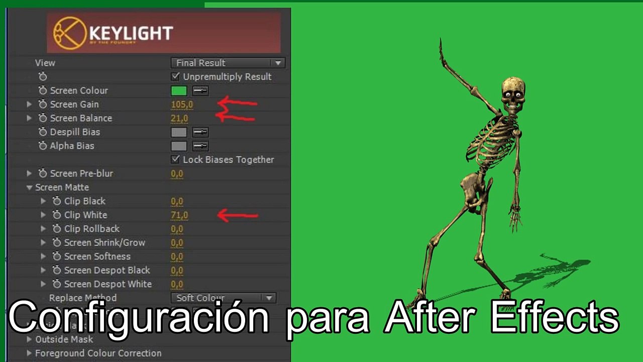 Free Green Screen Skeleton Dance
