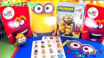 NEW Minions 2015 - McDonald’s  Happy Meal Toys US Peppa Pig Despicable Me Minions Banana Madness