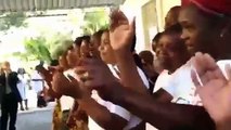Visita del Premier Matteo Renzi al centro DREAM della Comunità di Sant'Egidio a Maputo, in Mozambico