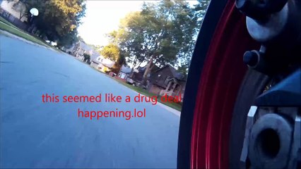 GoPro motorcycle rear mount- testing