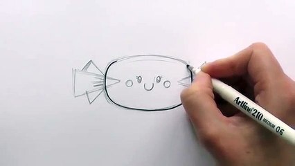 How to Draw a Cartoon Piece Of Candy With a Wrapper