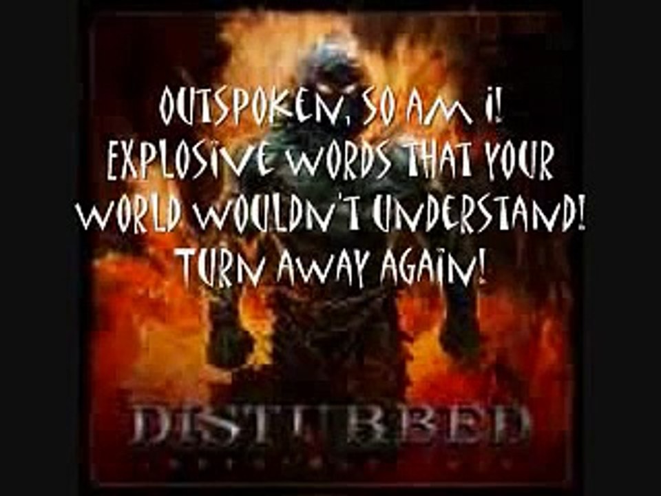 Disturbed  - Haunted (Lyrics)