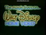 Opening To Walt Disney Cartoon Classics Scary Tales 1983 VHS