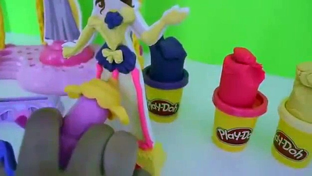 Massinha Play Doh Rapunzel e Bella Princesas da Disney Completo em Portugues [Disney Top Toys]