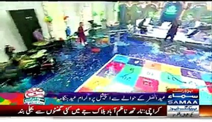 Mathira Kisses His Husband Fathan Rizvi In Live Show