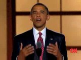 Barack Obama at the 2008 DNC