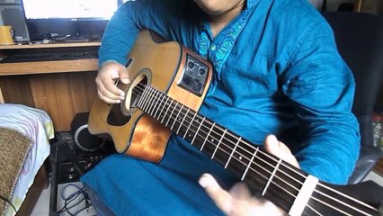 O Mor Ramjaner Oi Rojar Seshe - Kazi Najrul Islam ( Intro Finger Style guitar cover )