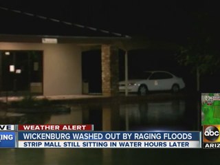 Businesses affected by flood waters in Wickenburg