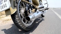 Royal Enfield Classic 500 Desert Storm fitted with Wild Boar Silencer