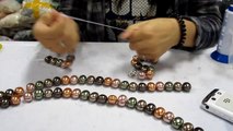 Colored Pearl Necklace Shell Stringing From Pearlwarehouse