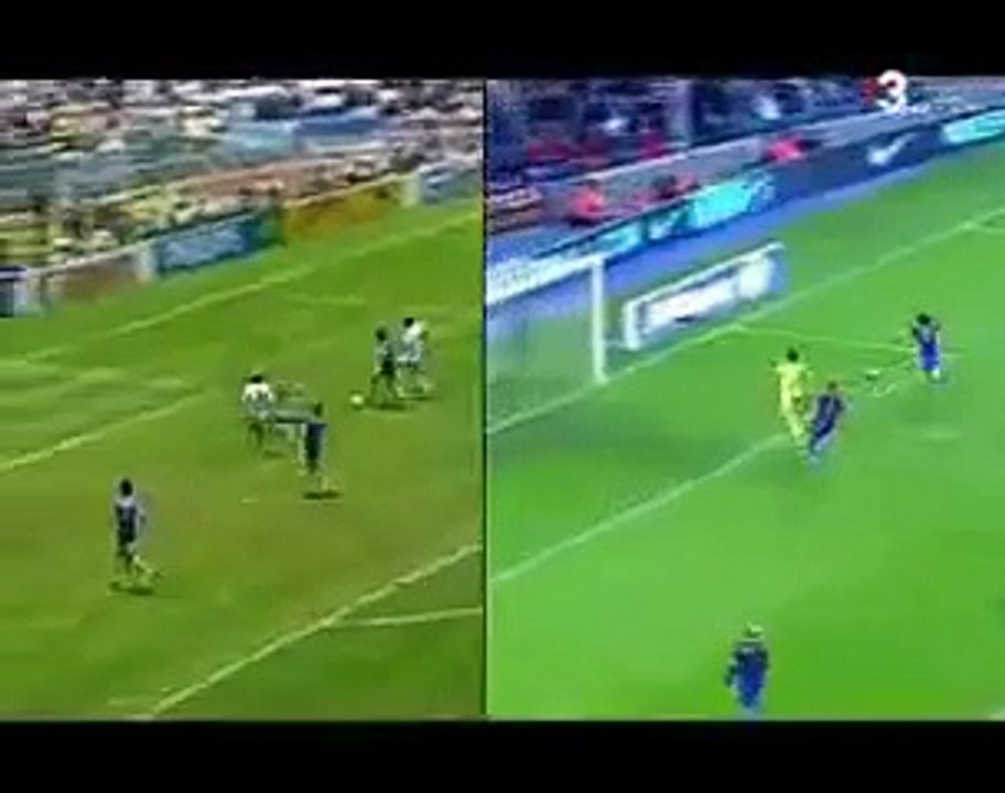 Messi imita el mejor gol de la historia de Maradona