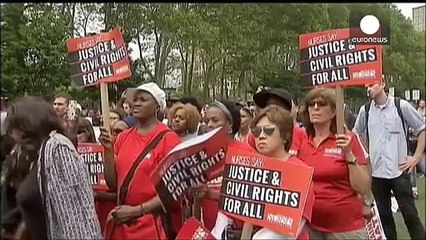 'Eric Garner için Adalet' isteyenlerin eylemi