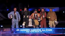 Dr. Danger's Allstars Human Crash Dummies Jump and Smash a Bus America's Got Talent 2015