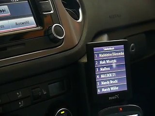 THB Bury CC9060 in VW Tiguan mit RNS510 und MDA Touch