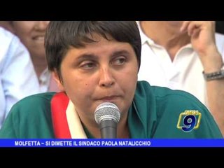 MOLFETTA | Si dimette il sindaco Paola Natalicchio