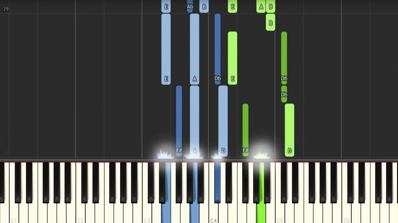 Jurassic World/Jurassic Park - Piano Suite [Synthesia Tutorial]