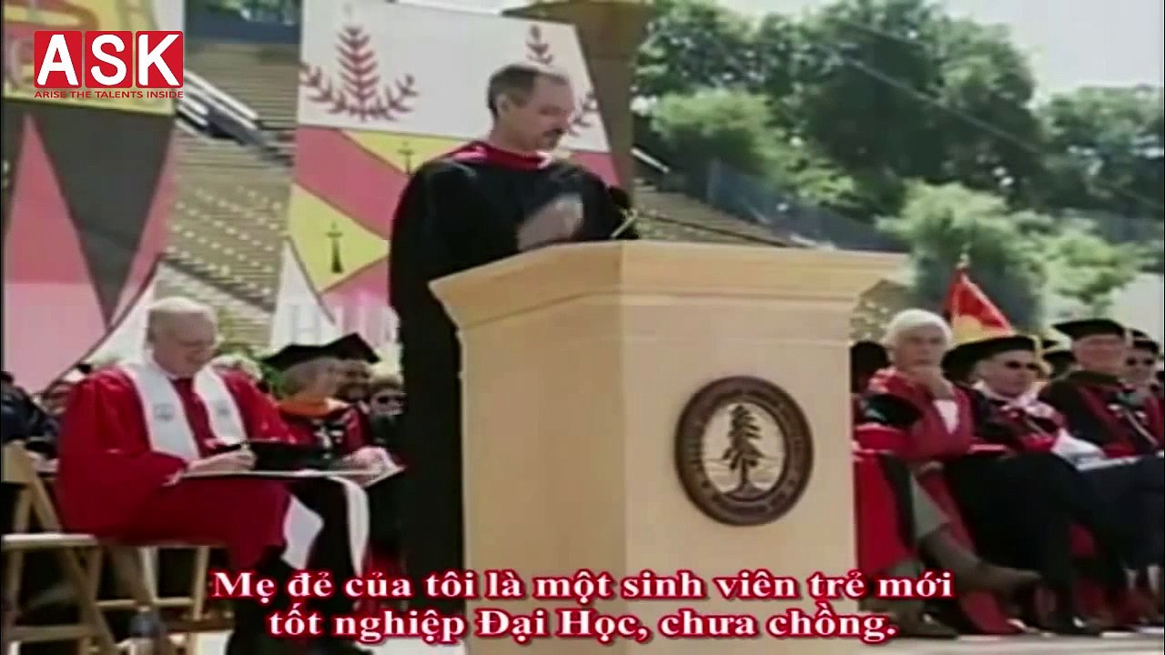 Bài diễn văn kinh điển của Steve Jobs tại lễ tốt nghiệp ĐH Stanford 2005 Full HD [Vietsub]