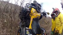 Crash ATV Crash Quad fall Квадроциклы Украина Луганск Аварии  2011-12