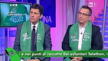 Telethon 2011: Paolo Belli e Fabrizio Frizzi ospiti a Uno Mattina