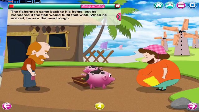 Fairy Tales | The Tale of the Fisherman and the Fish | Watch Cartoons Online English Subtitles