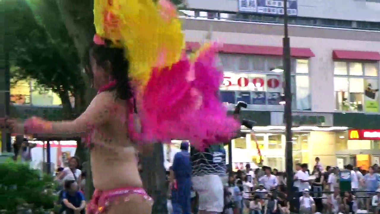 【2015/7/19】花小金井サンバフェスティバル　５　Bloco Arrastão　2周目