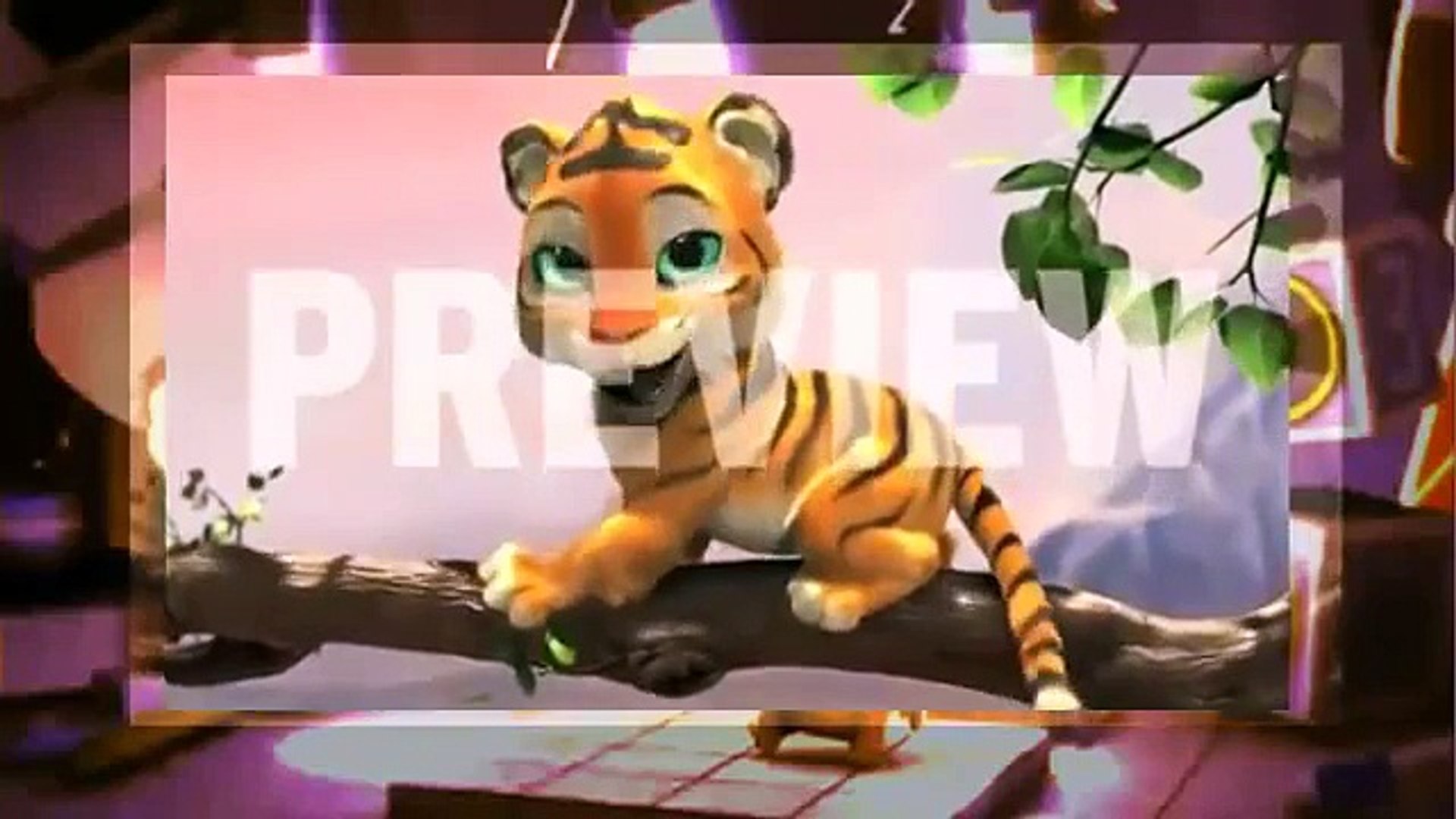 ⁣2015 Top  Kids songs/Tiger Boo English Version Cute Cartoon Songs