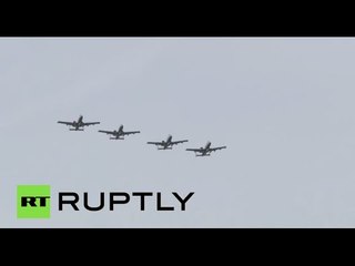 RAW: NATO 'Hedgehog' military drills in Estonia