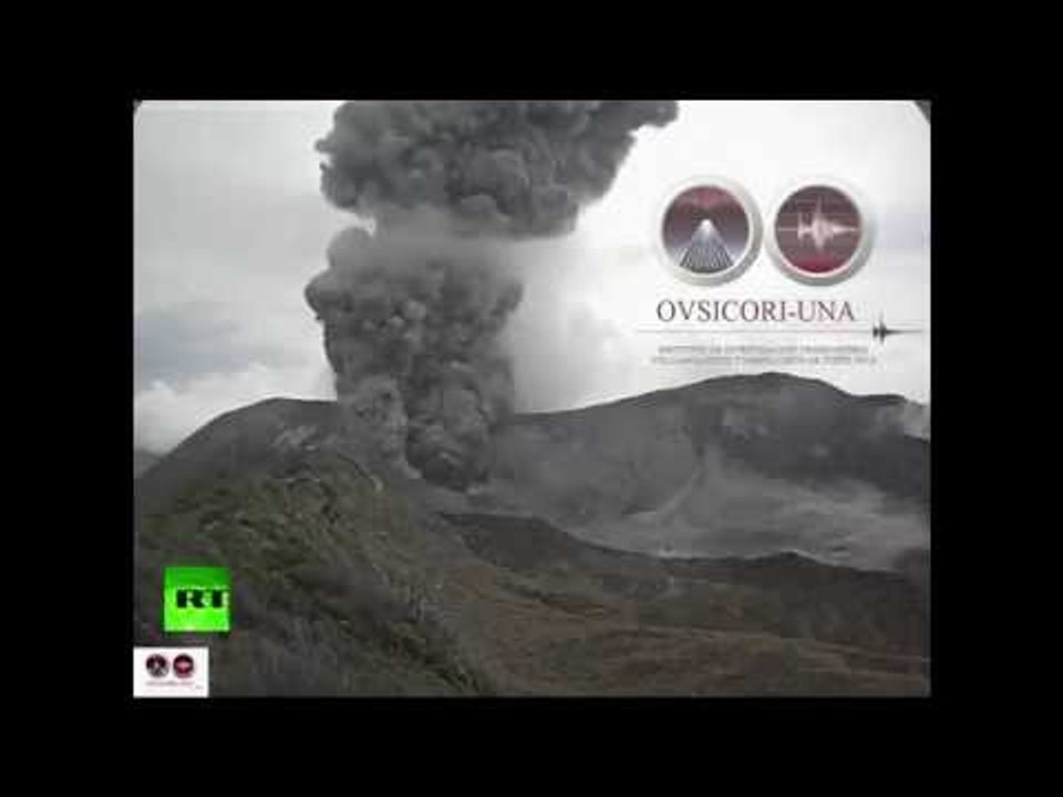 Costa Rica Turrialba volcano spews out 2 km-high plume of smoke, ash near capital