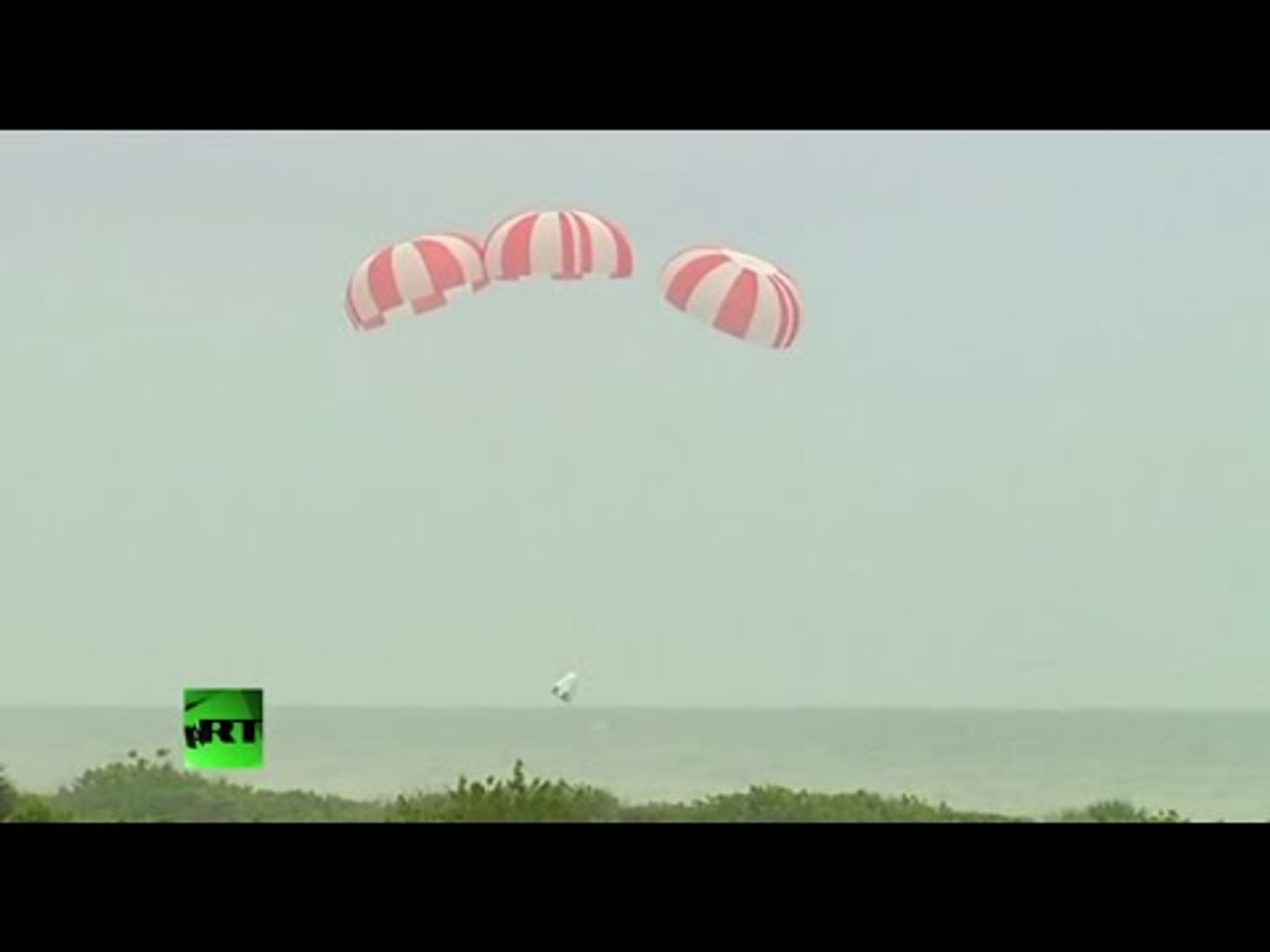 RAW: SpaceX tests new astronaut escape system