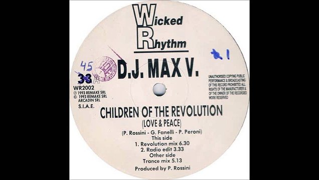 D.J. Max V. - Children Of The Revolution (Revolution Mix) (A1)