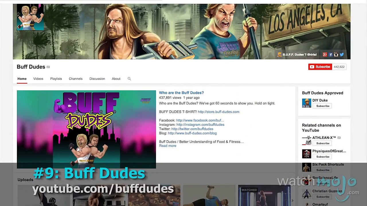 Top 10 YouTube Men's Fitness Channels TopX Ep.19 video Dailymotion