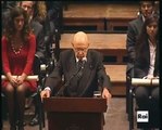 Il Presidente Napolitano alla celebrazione del bicentenario della Normale