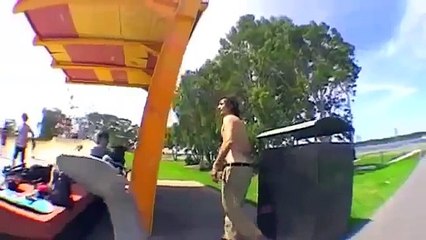 CRAZY Aussie Bogan FIGHT @ SKATE PARK!