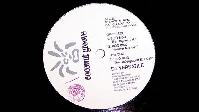 DJ Versatile - Bido Bido (The Underground Mix) (A1)