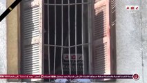 بلطجيه يسرقون محتويات محكمة الاسره بعد حرقها ببني سويف