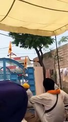 Satnam Waheguru Simran starts as the Singhs do pehra in Hasanphur