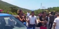 Tuğba Özay jandarma aracından seslendi