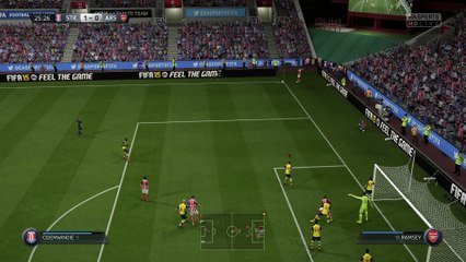 (thegamer) fifa 15 carrière arsenal match 5