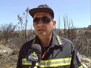 Στάχτη 500 στρέμματα από τη χθεσινή φωτιά στο Αφράτι